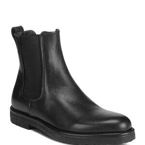 Vince Cressler Round Toe Leather Chelsea Booties / Size 7